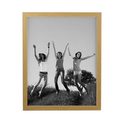Personalised Photo Upload Oak Poster Frame - image 5