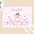Personalised Fairy Princess Placemat – Girls Name Mealtime Gift
