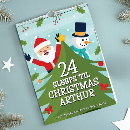 Personalised 24 Sleeps Christmas Activity Advent Calendar – Children's Gift - image 2