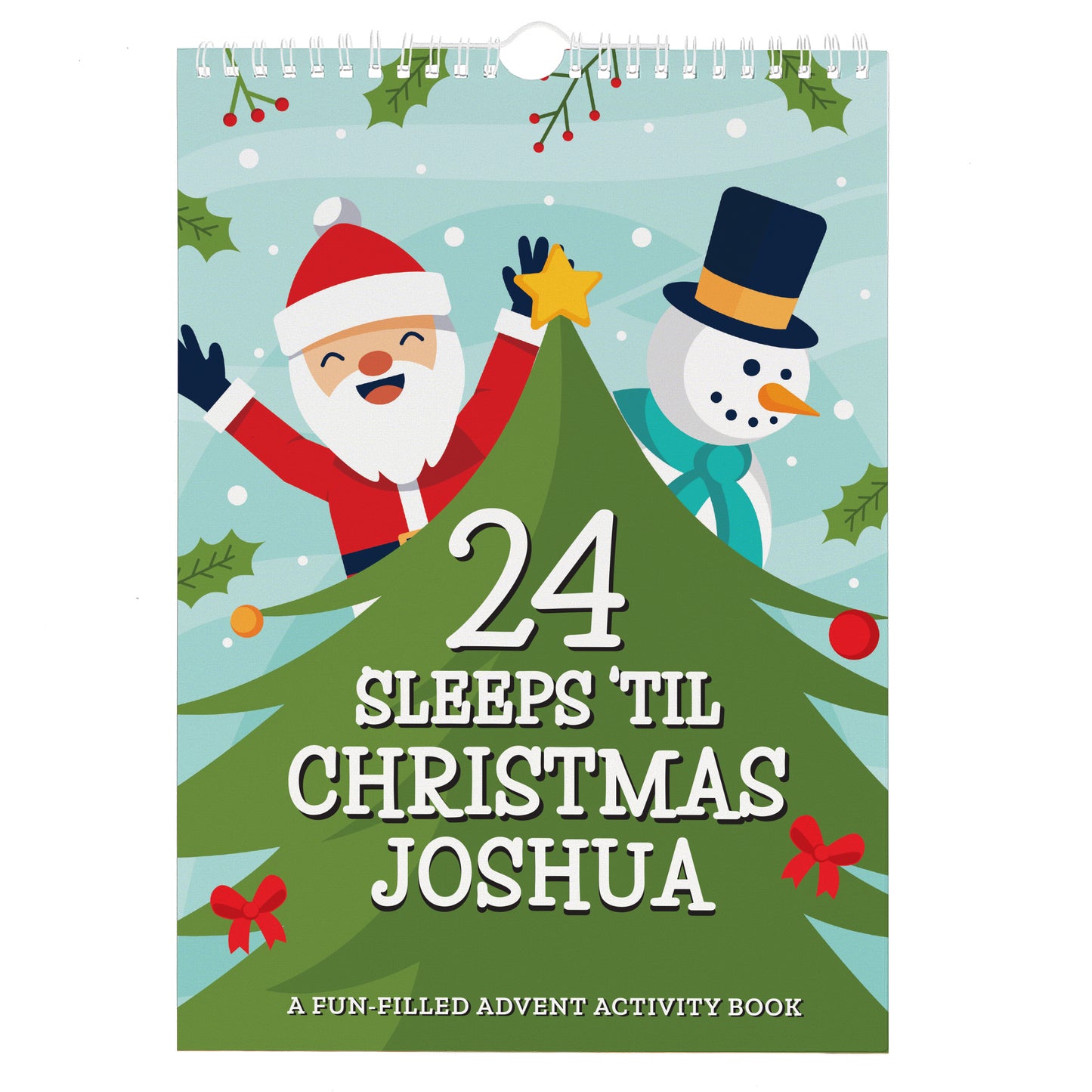 Personalised 24 Sleeps Christmas Activity Advent Calendar – Children's Gift - image 5