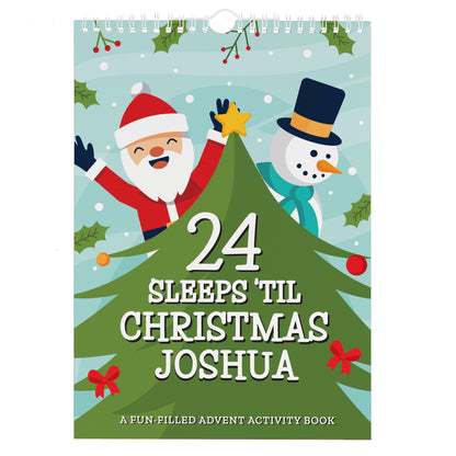 Personalised 24 Sleeps Christmas Activity Advent Calendar – Children's Gift - image 5