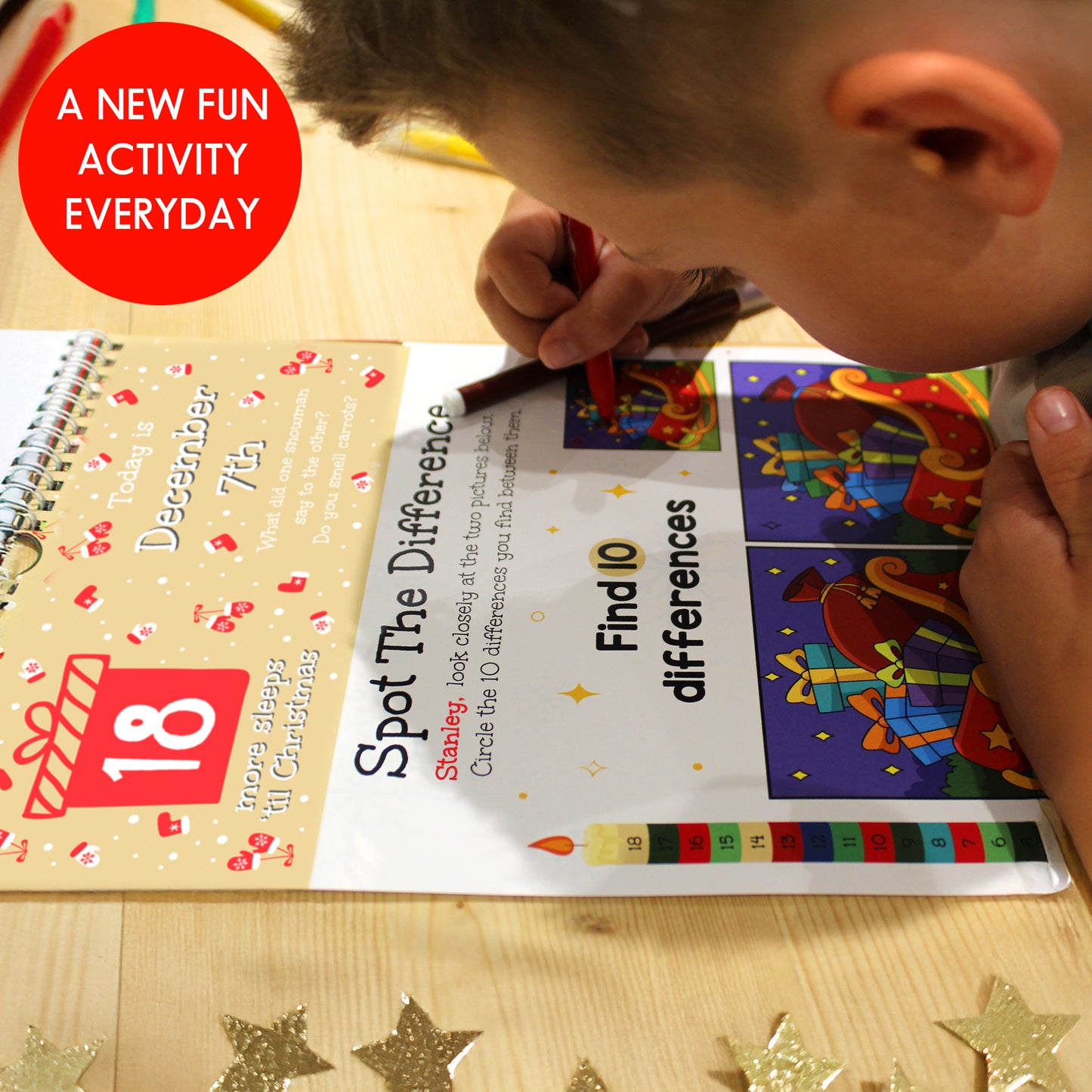 Personalised 24 Sleeps Christmas Activity Advent Calendar – Children's Gift - image 6