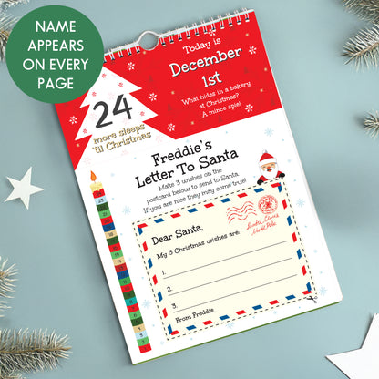 Personalised 24 Sleeps Christmas Activity Advent Calendar – Children's Gift - image 8