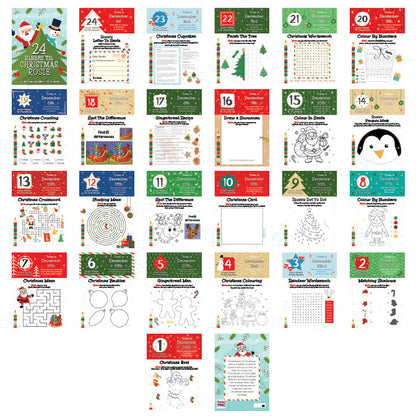 Personalised 24 Sleeps Christmas Activity Advent Calendar – Children's Gift - image 9