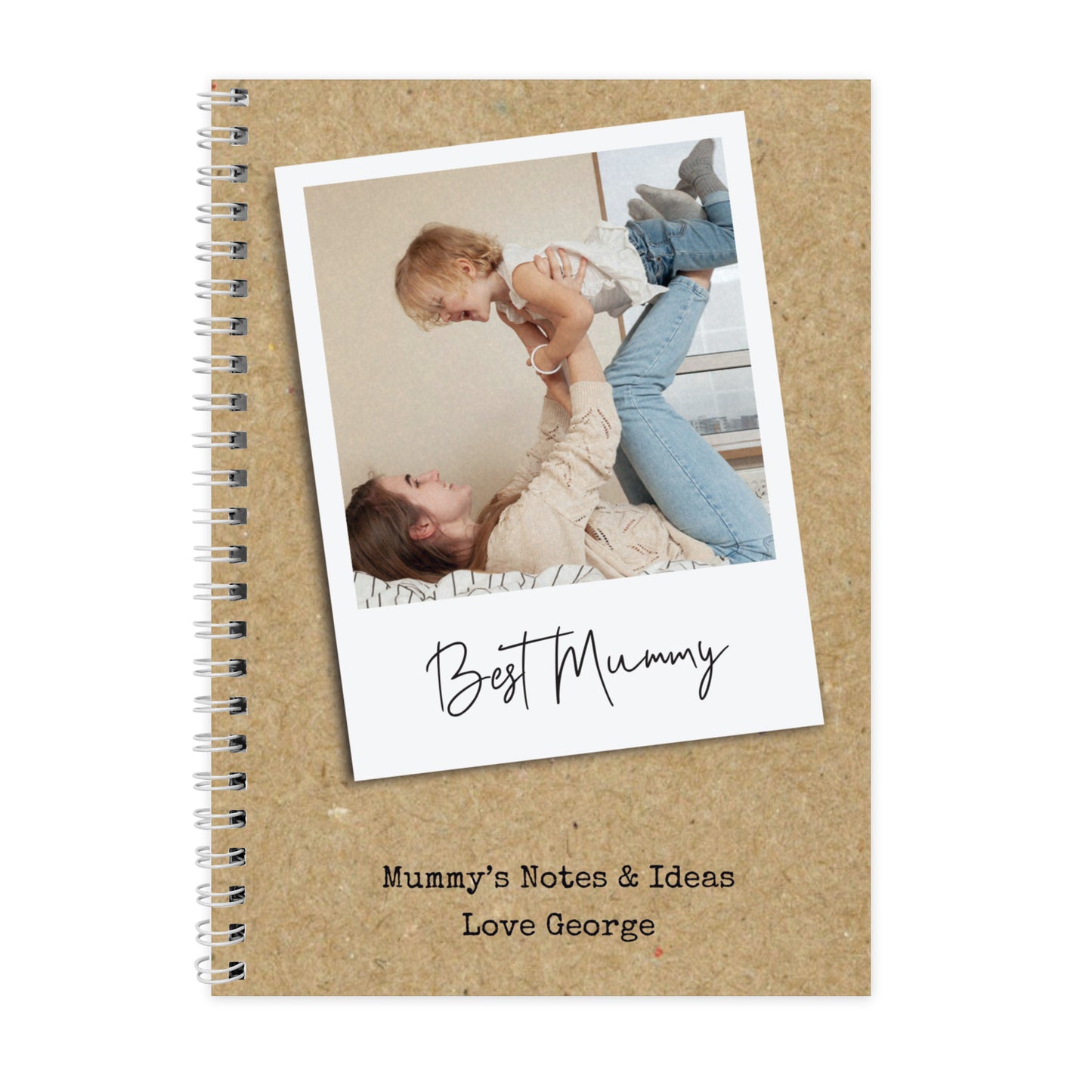 Personalised Photo Upload Polaroid Notebook – Birthday Christmas Stationery Gift - image 5