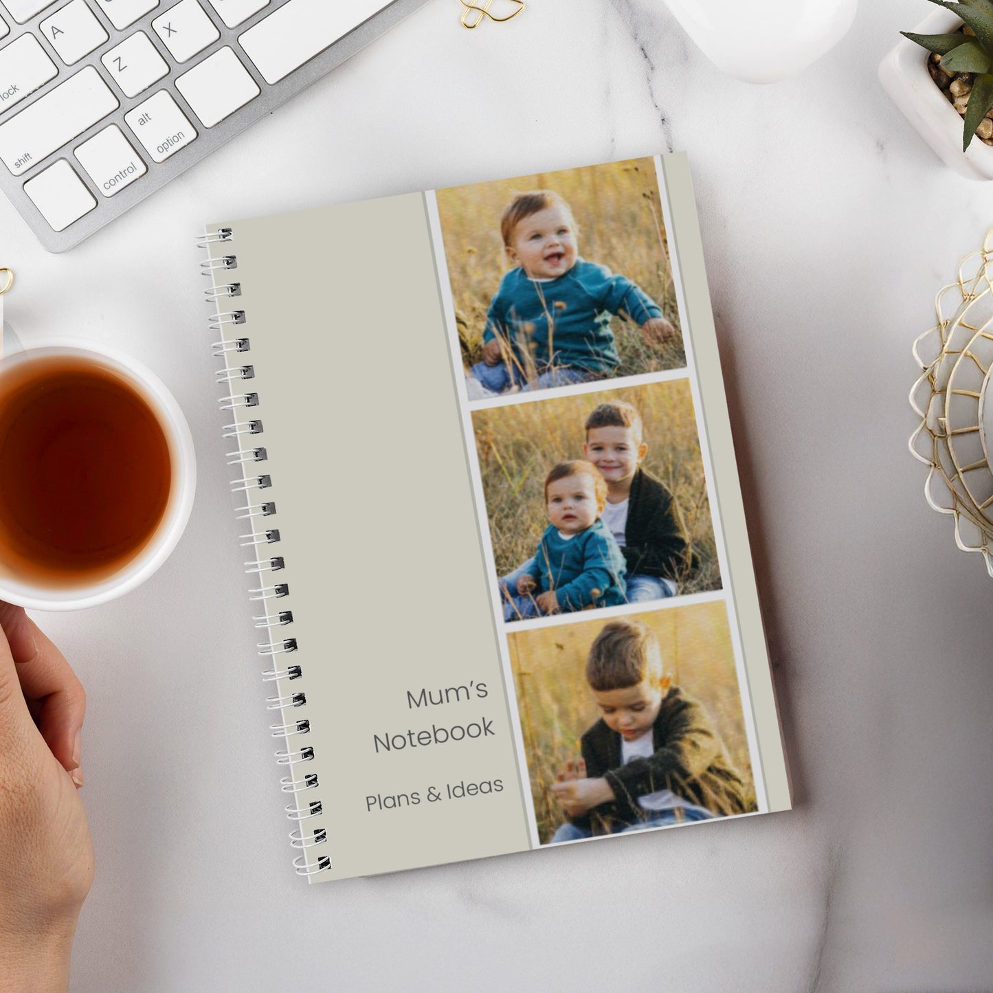 Personalised Photo Upload Strip Notebook – Birthday Christmas Stationery Gift - image 3