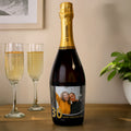 Personalised Photo Upload Birthday Prosecco – Milestone Birthday Gift