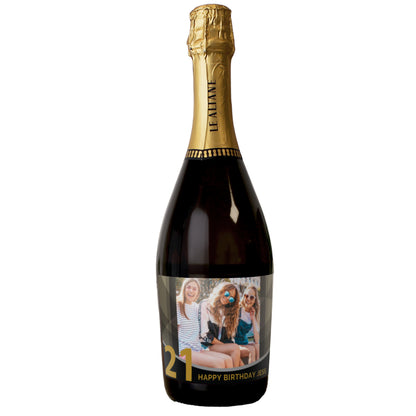 Personalised Photo Upload Birthday Prosecco – Milestone Birthday Gift - image 4