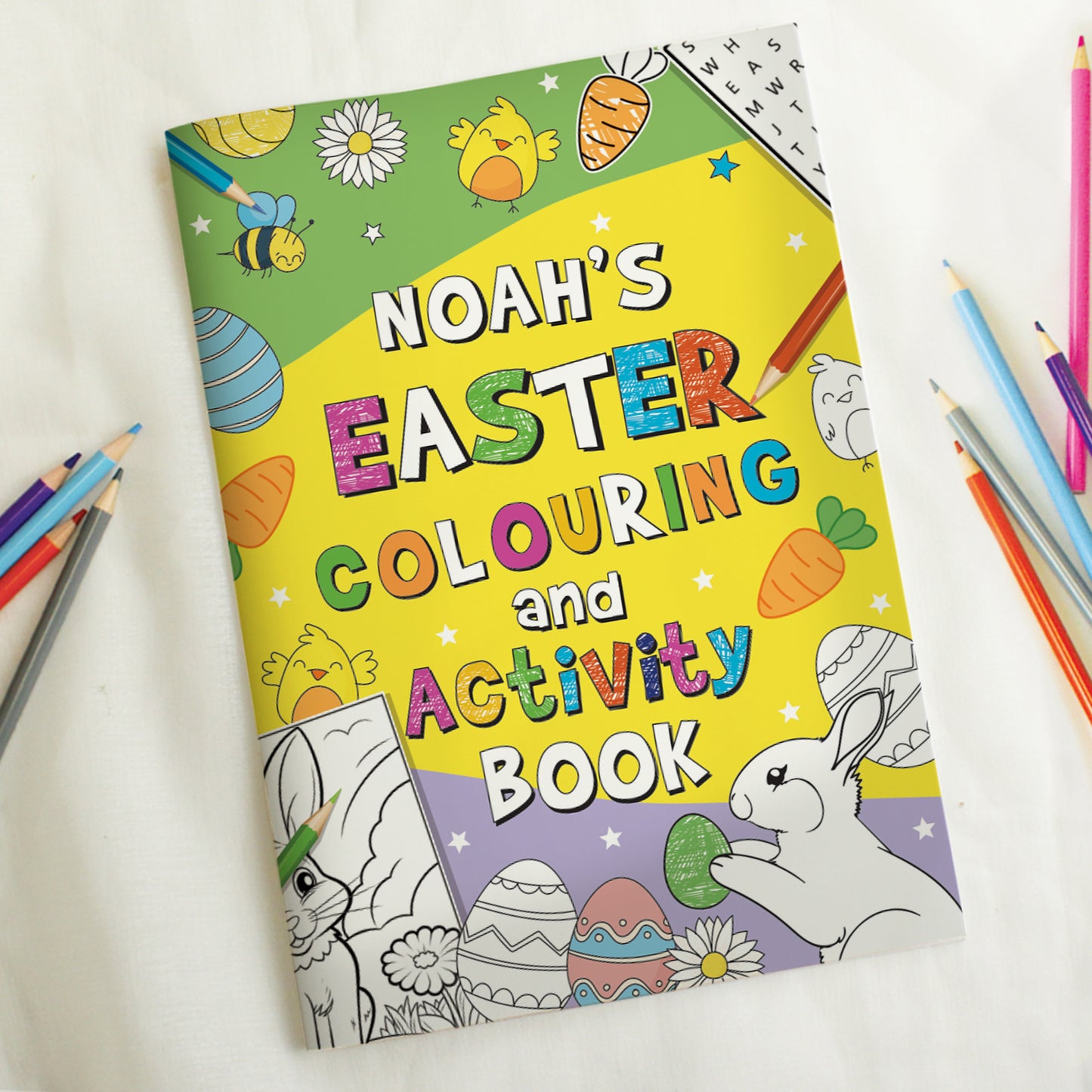 Personalised Easter Activity and Colouring Book – Children's Easter Gift