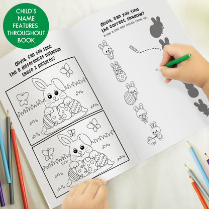 Personalised Easter Activity and Colouring Book – Children's Easter Gift - image 2