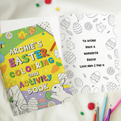 Personalised Easter Activity and Colouring Book – Children's Easter Gift - image 3