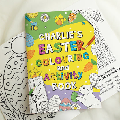 Personalised Easter Activity and Colouring Book – Children's Easter Gift - image 4