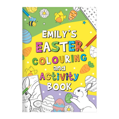 Personalised Easter Activity and Colouring Book – Children's Easter Gift - image 5