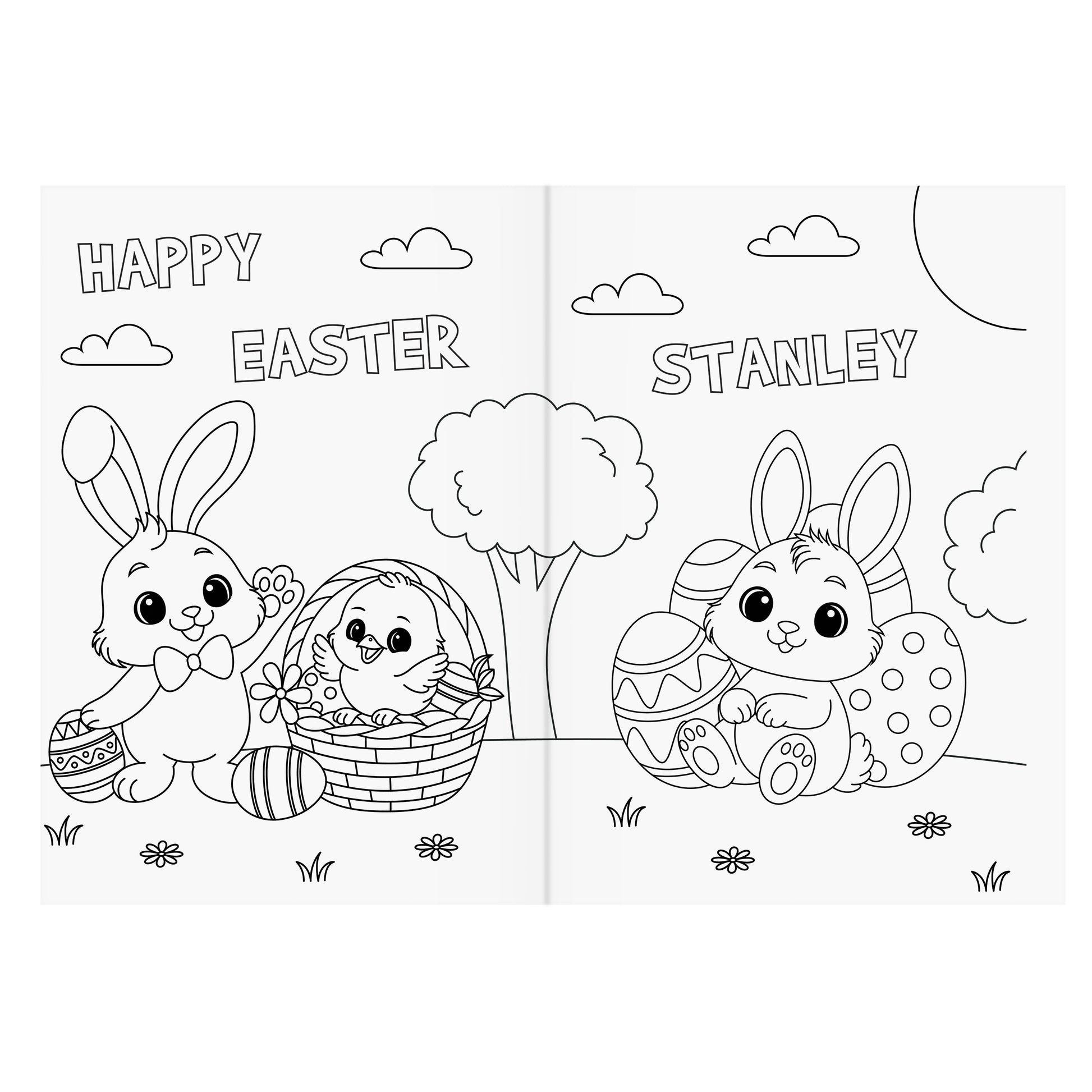 Personalised Easter Activity and Colouring Book – Children's Easter Gift - image 6