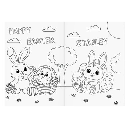 Personalised Easter Activity and Colouring Book – Children's Easter Gift - image 6