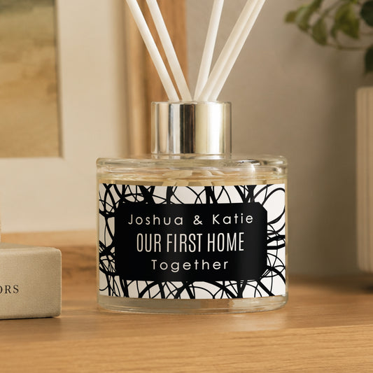 Personalised Scribble Reed Diffuser from Heartfelt Gifts