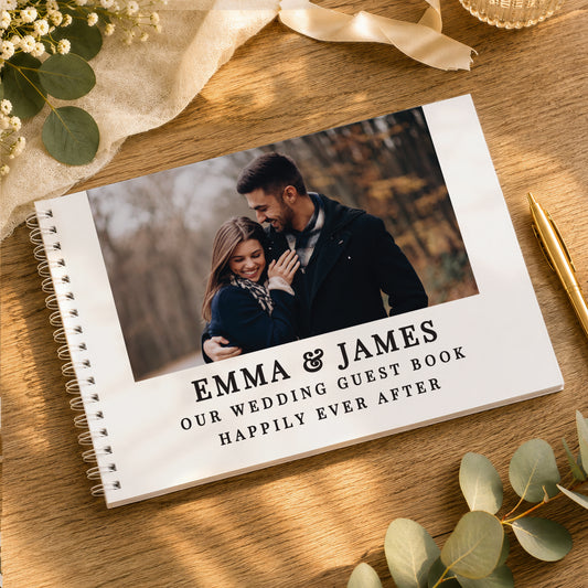 Personalised Photo Upload Guest Book from Heartfelt Gifts
