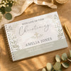Personalised Religious Cross Guest Book