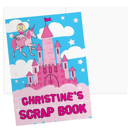 Personalised Princess & Unicorn - A4 Scrapbook - image 2