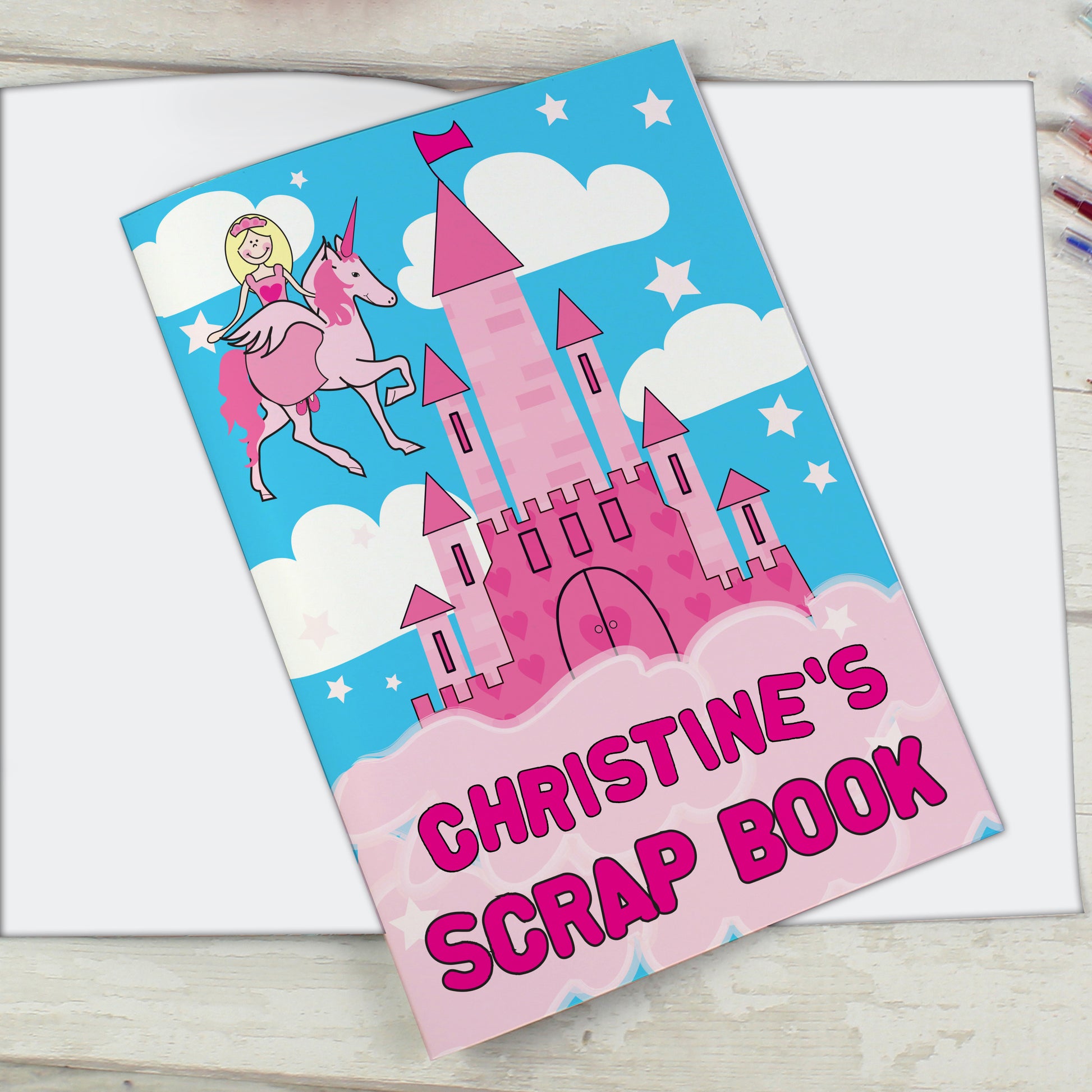 Personalised Princess & Unicorn - A4 Scrapbook - image 5