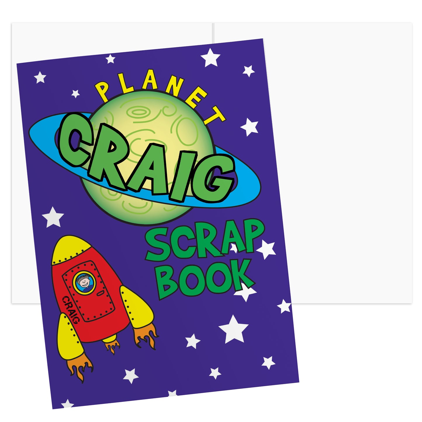 Personalised Space - A4 Scrapbook - image 2