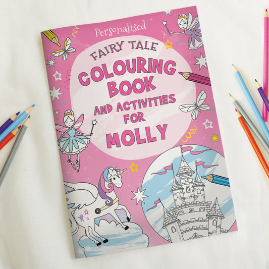 Personalised Princess & Unicorn Colouring Book from Heartfelt Gifts