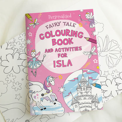 Personalised Princess & Unicorn Colouring Book - image 4