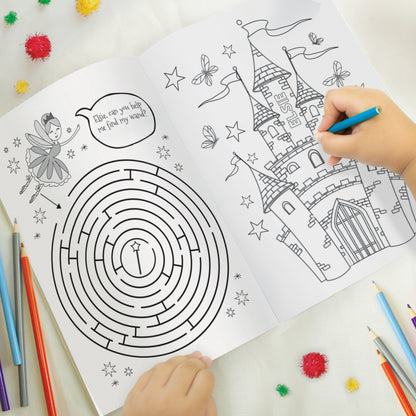 Personalised Princess & Unicorn Colouring Book - image 7