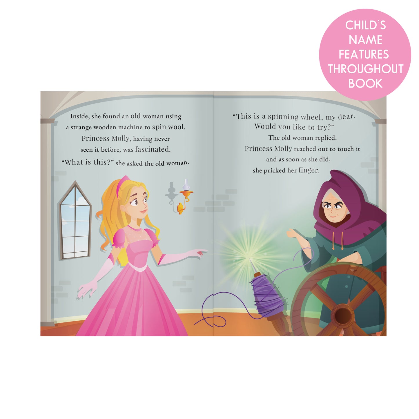 Personalised Sleeping Beauty Story Book - image 7