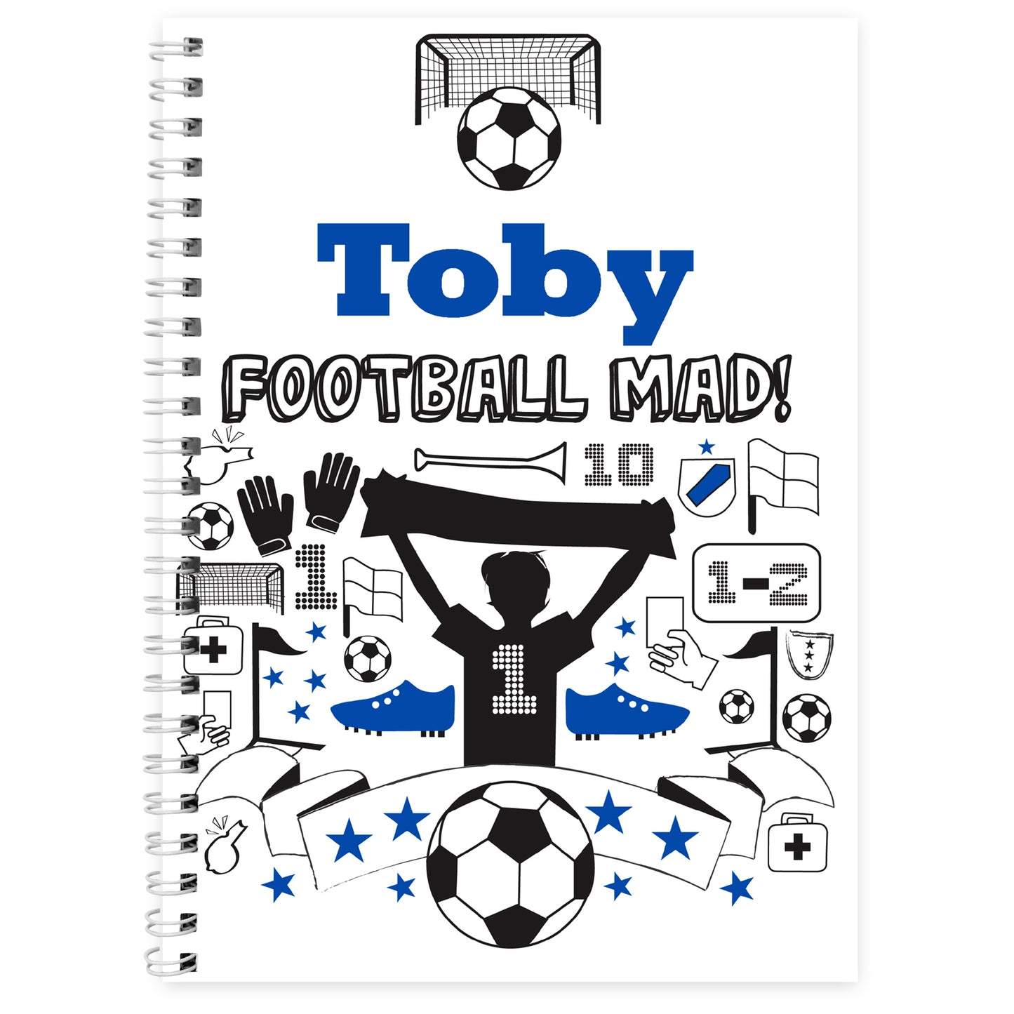 Personalised Football A5 Notebook - image 2