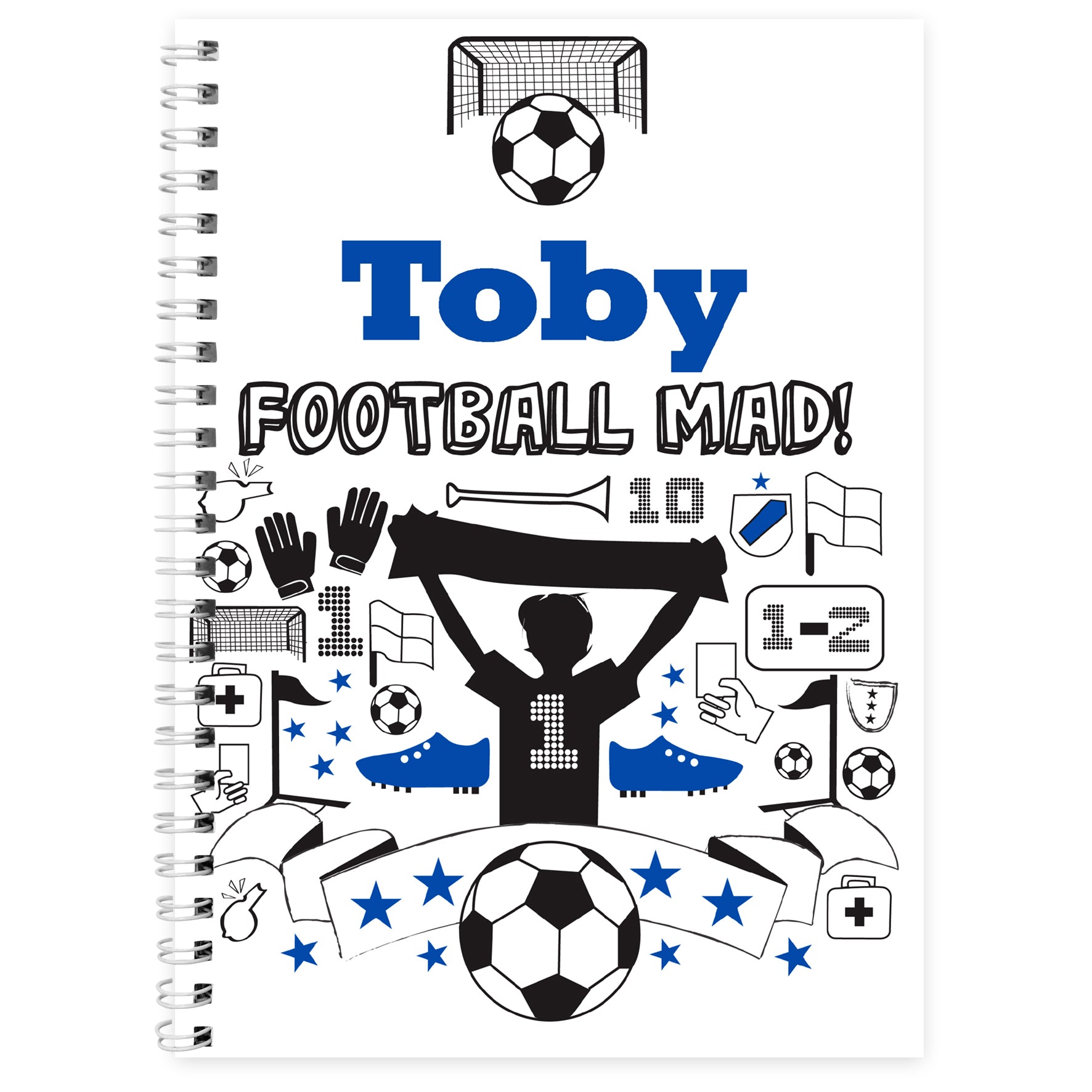 Personalised Football A5 Notebook - image 2