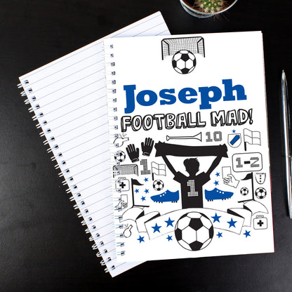 Personalised Football A5 Notebook - image 3