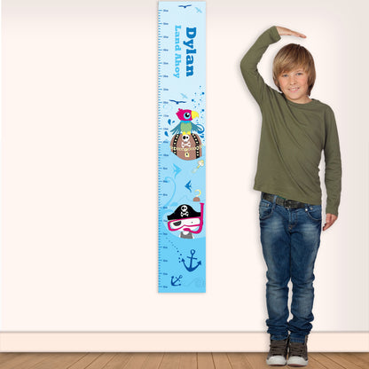 Personalised Pirate Height Chart from Heartfelt Gifts