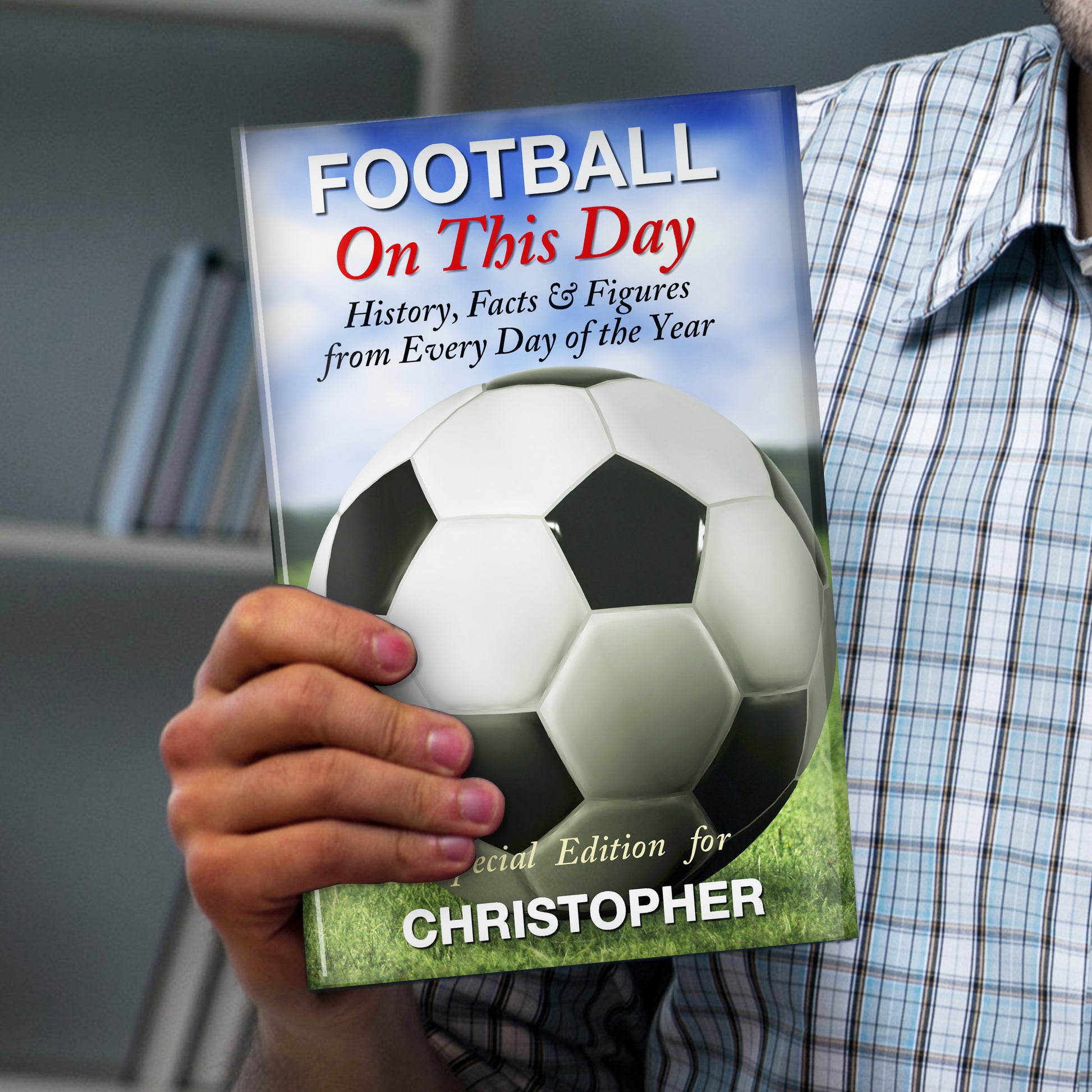 Personalised Football On This Day Book from Heartfelt Gifts
