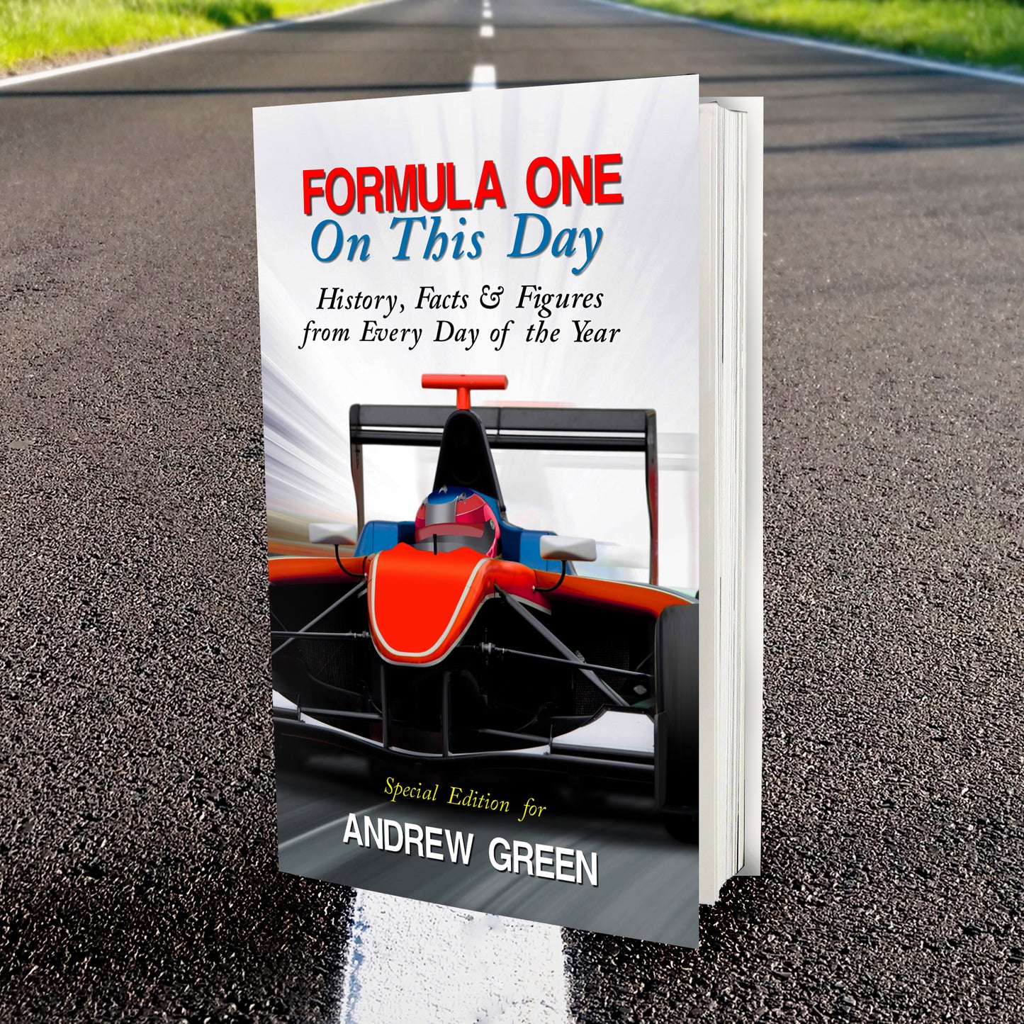 Personalised Formula 1 On This Day Book from Heartfelt Gifts