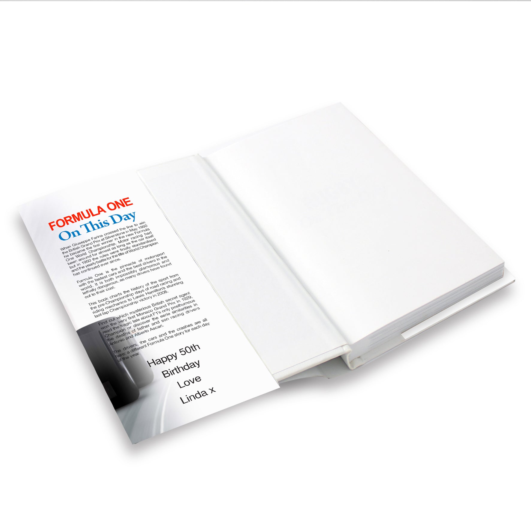 Personalised Formula 1 On This Day Book - image 3
