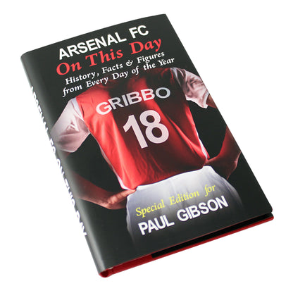 Personalised Arsenal On This Day Book from Heartfelt Gifts