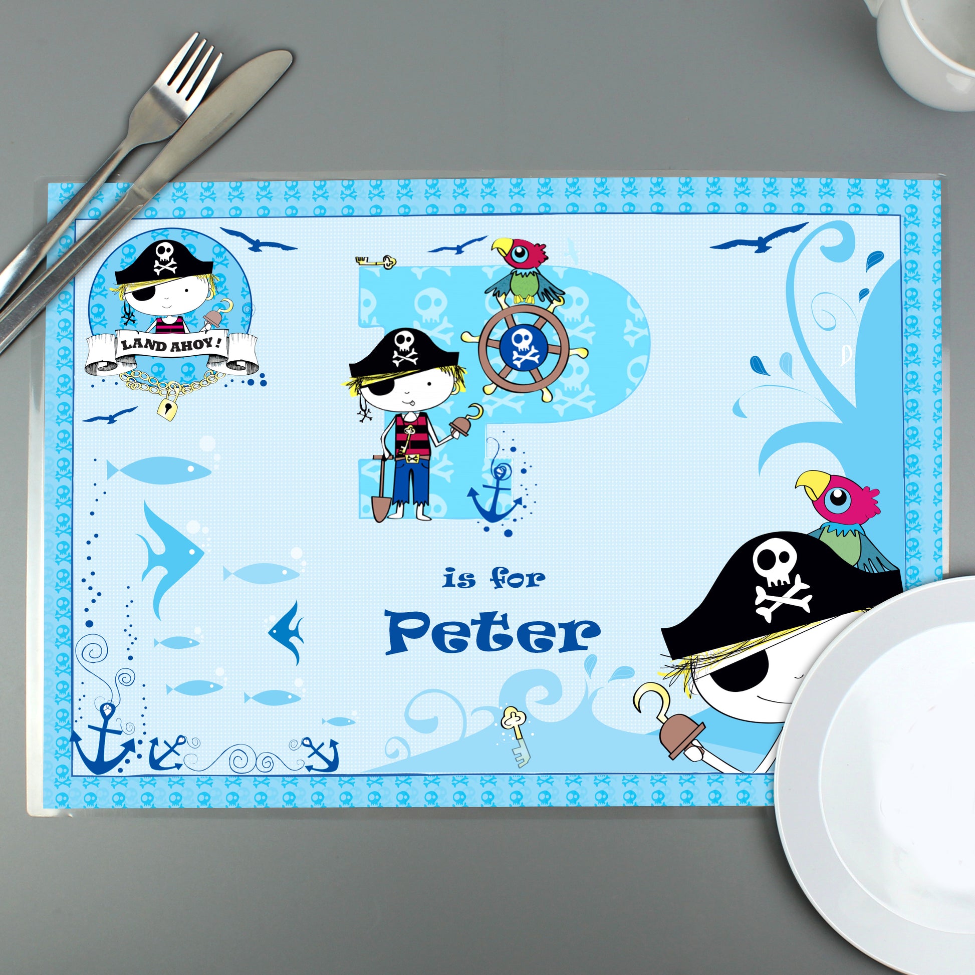 Personalised Pirate Placemat - image 3