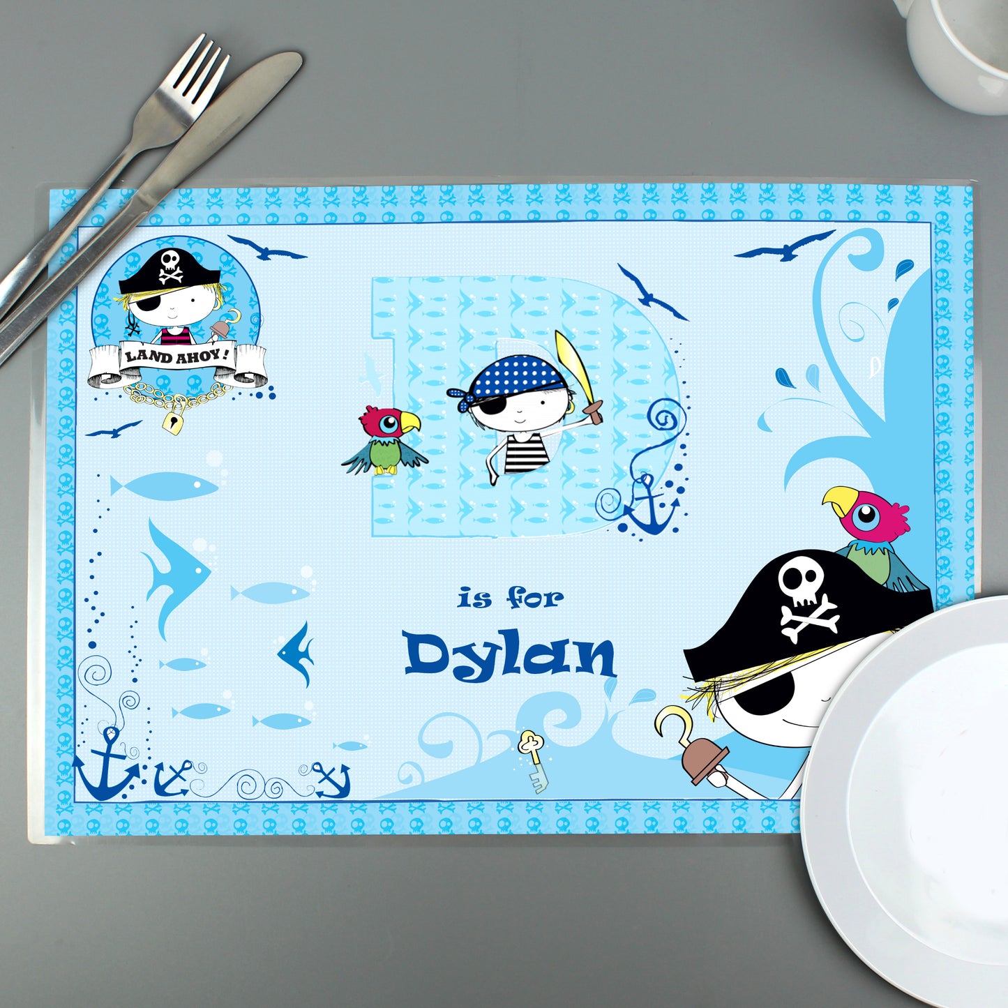 Personalised Pirate Placemat - image 4