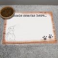 Personalised Scribble Bunny Pet Bowl Mat from Heartfelt Gifts