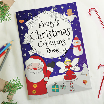 Personalised 'It's Christmas' Fairy Colouring Book from Heartfelt Gifts
