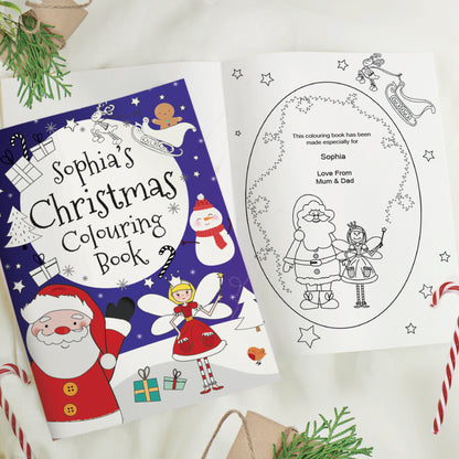 Personalised 'It's Christmas' Fairy Colouring Book - image 2