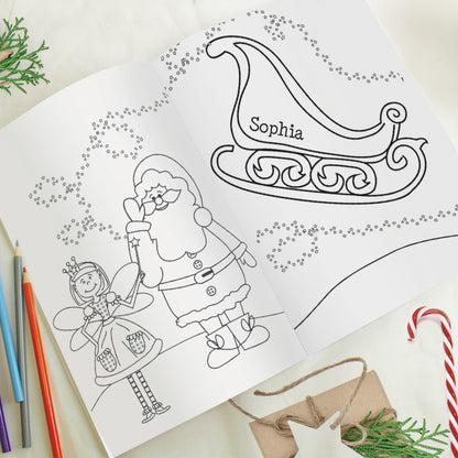 Personalised 'It's Christmas' Fairy Colouring Book - image 3