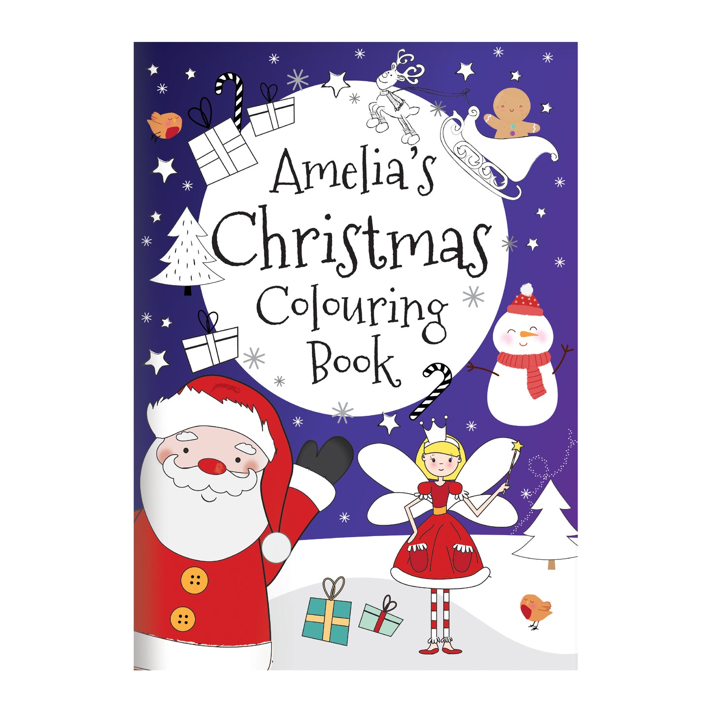 Personalised 'It's Christmas' Fairy Colouring Book - image 5