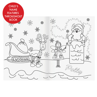 Personalised 'It's Christmas' Fairy Colouring Book - image 7