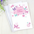 Personalised Butterfly A5 Notebook from Heartfelt Gifts