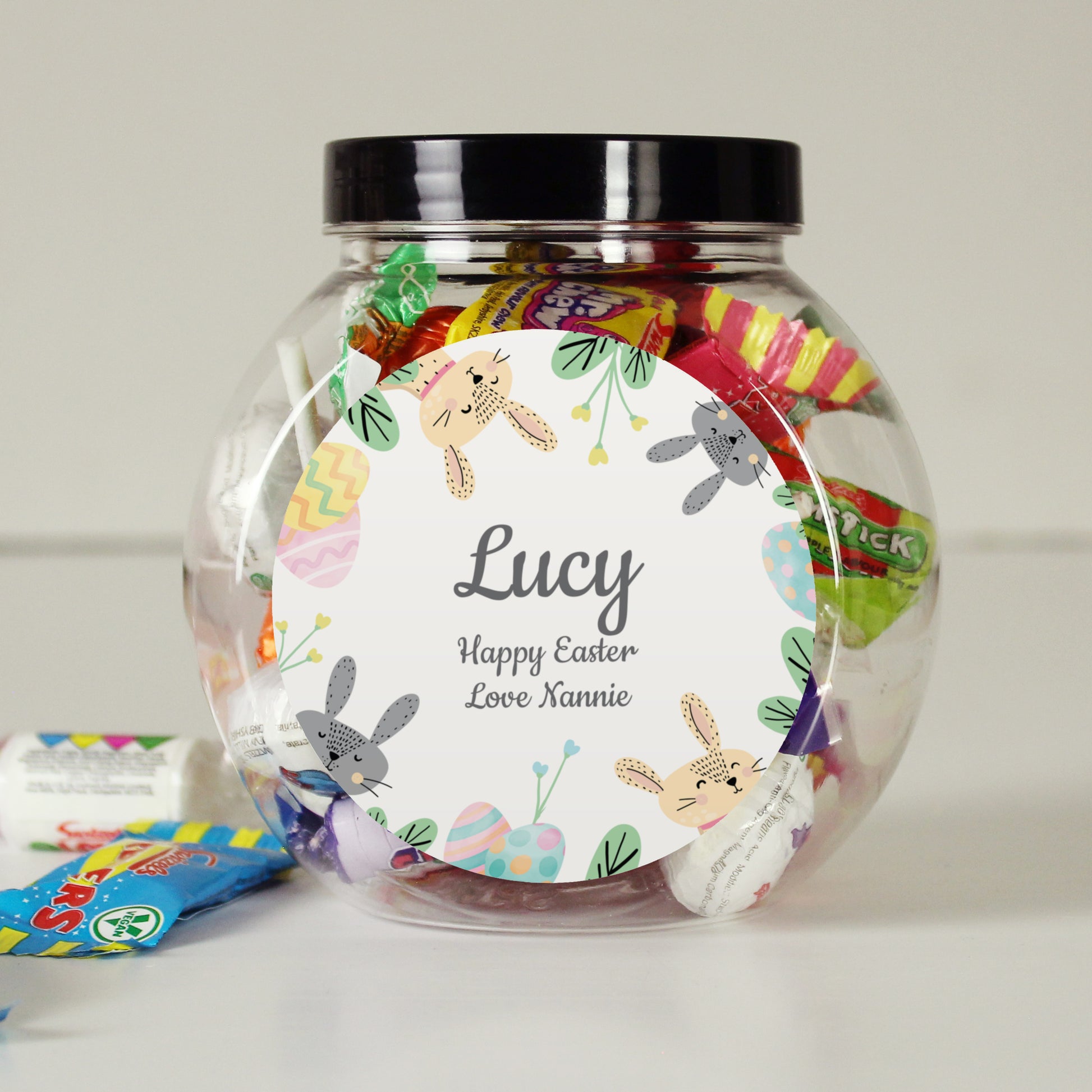 Personalised Easter Bunny Sweet Jar - image 2