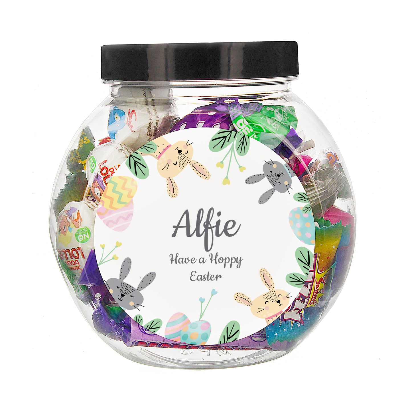 Personalised Easter Bunny Sweet Jar - image 4