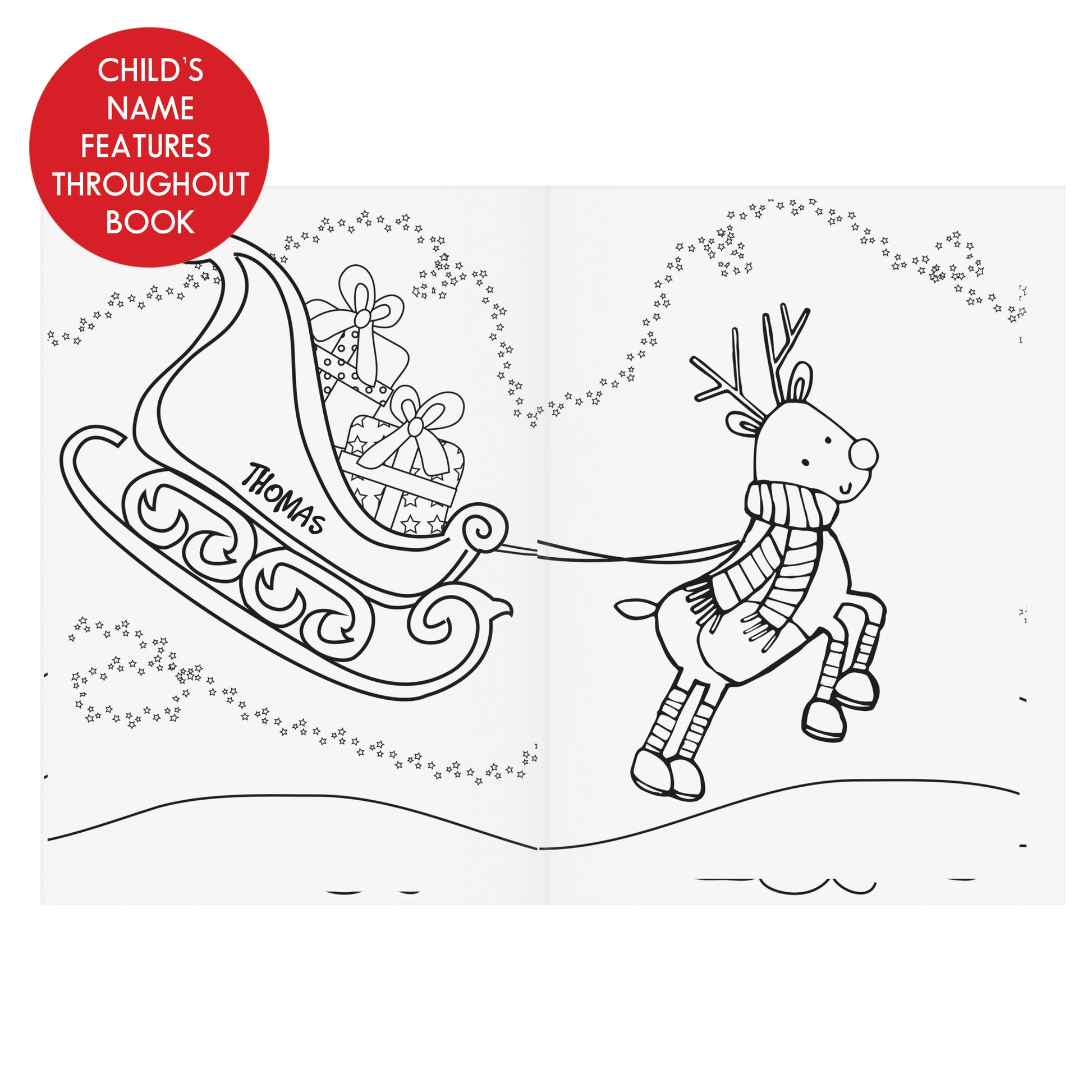 Personalised Its Christmas Elf Colouring Book - image 7