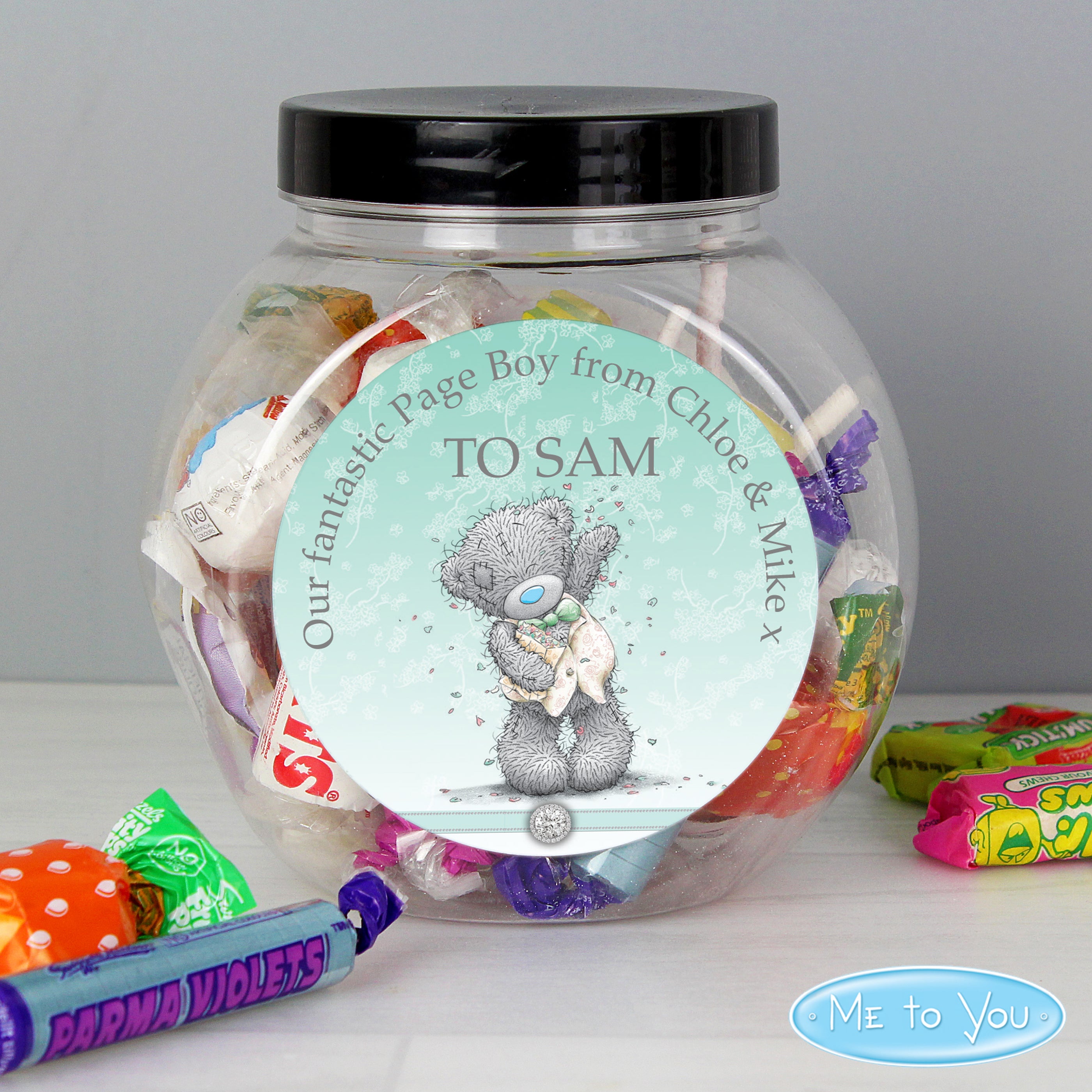 Personalised Me To You Pageboy Wedding Sweets from Heartfelt Gifts